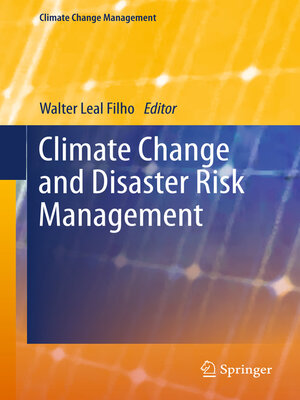 cover image of Climate Change and Disaster Risk Management